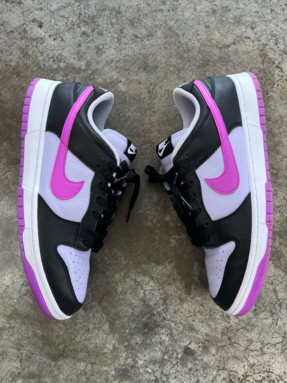 Nike Dunk Low Black Pink Purple Men’s Size 12 FJ2253-901 Sneaker